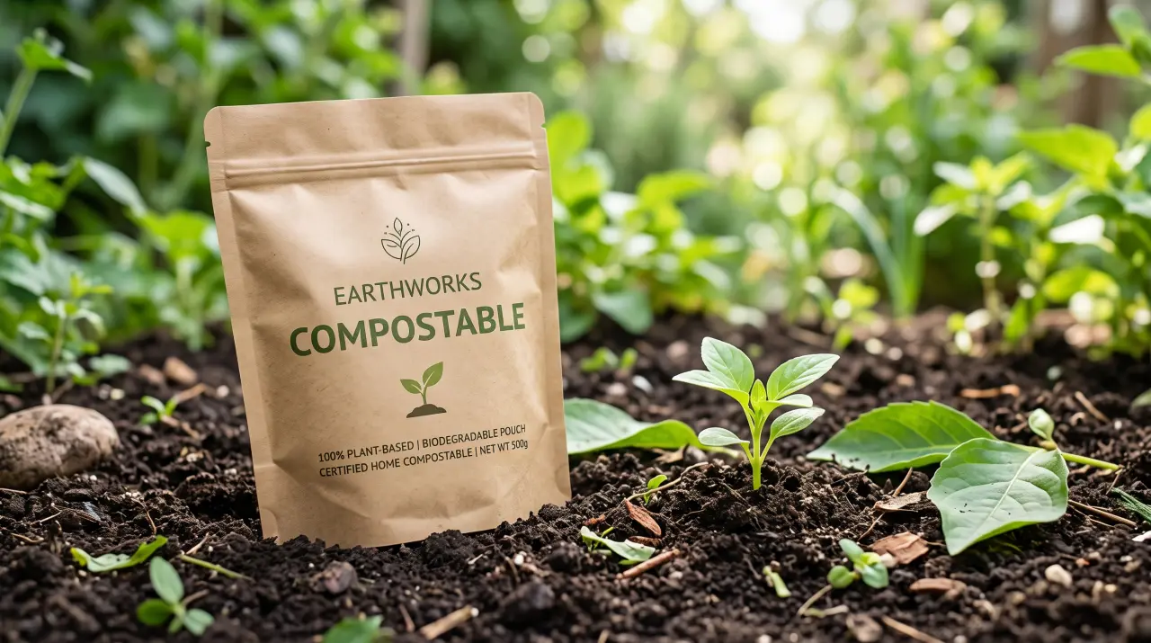 Empaque flexible compostable y biodegradable frente a alternativas reciclables