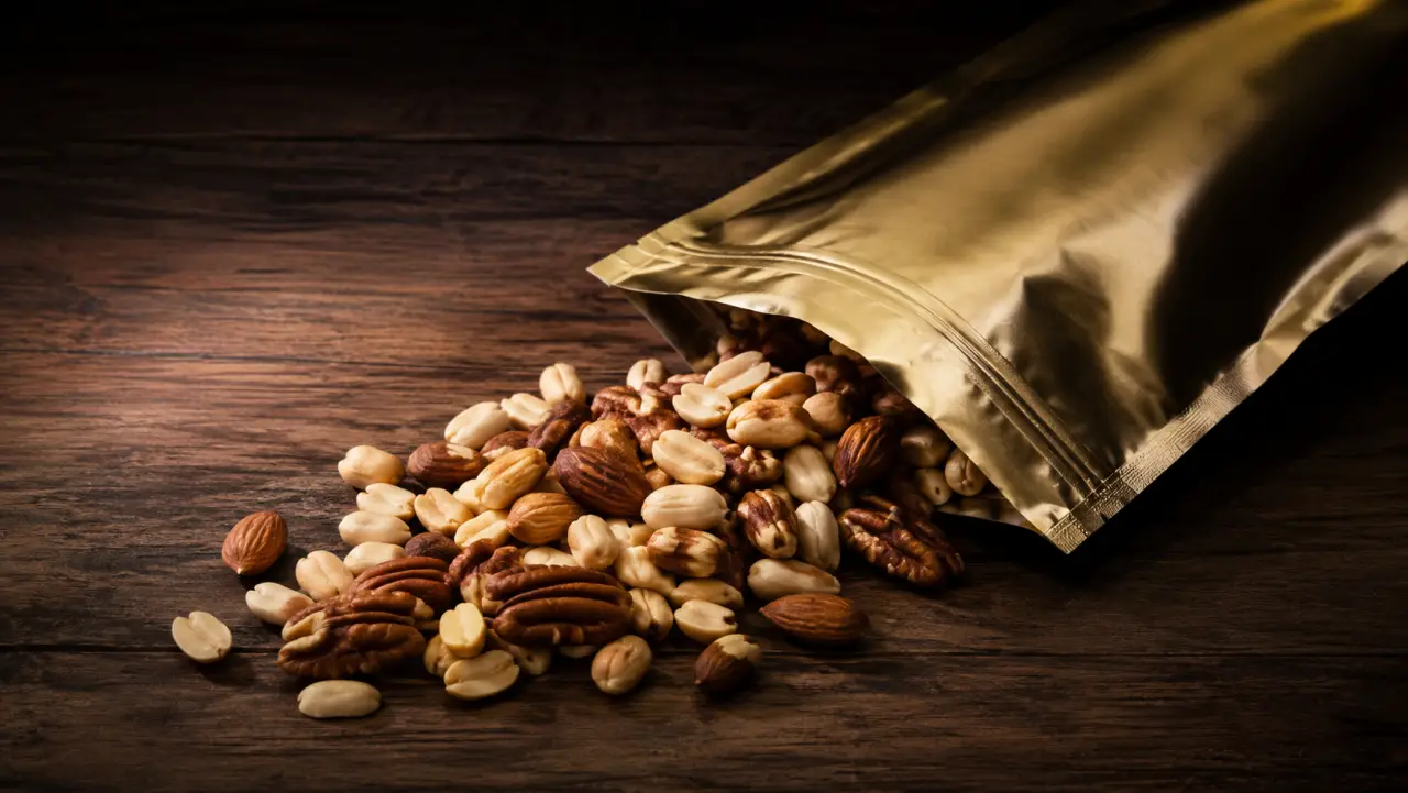 Bolsas de alta barrera al oxígeno para cacahuates, nueces y semillas