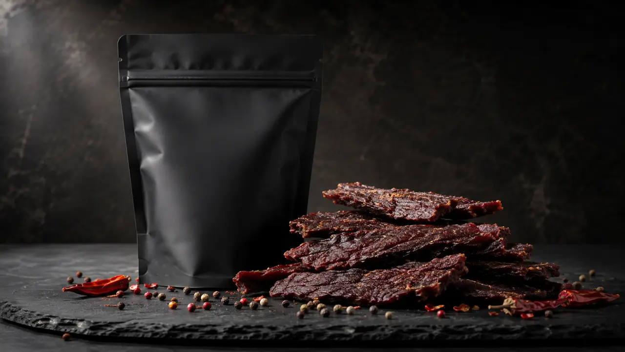 Empaque flexible de alta barrera para carne seca, jerky y machaca