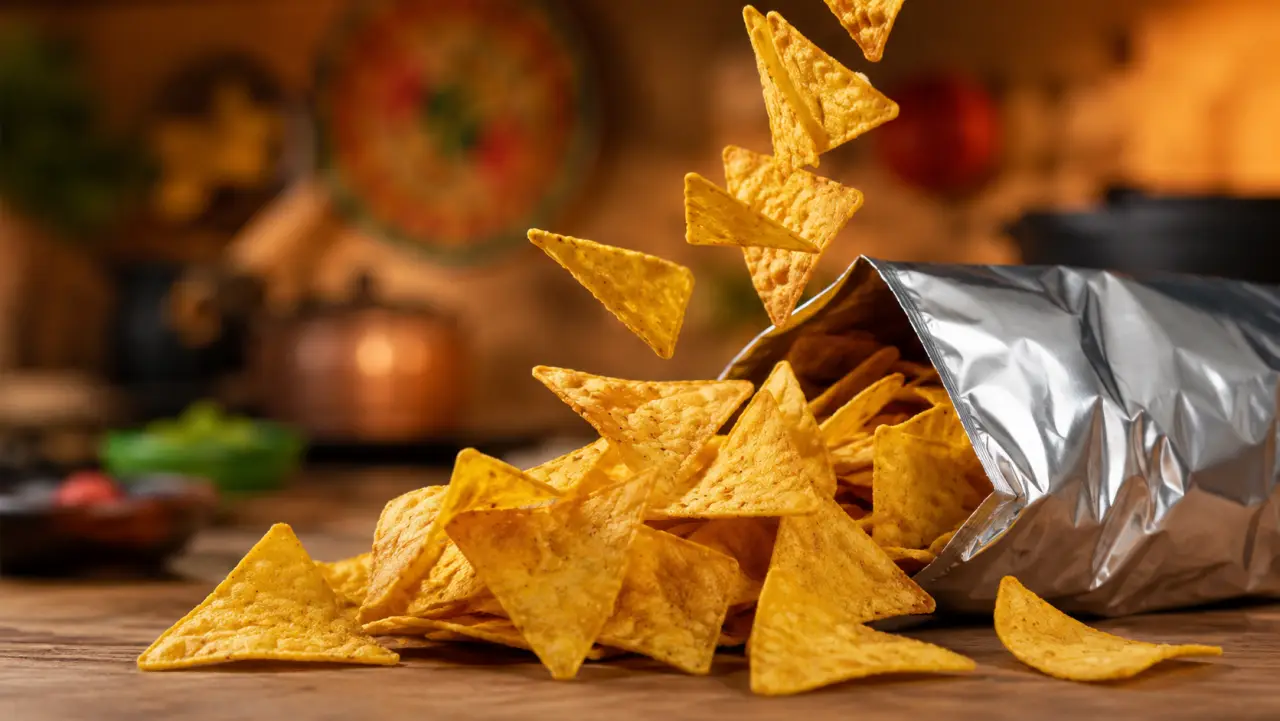 Bolsas almohada metalizadas para totopos y tostadas con colchón de nitrógeno