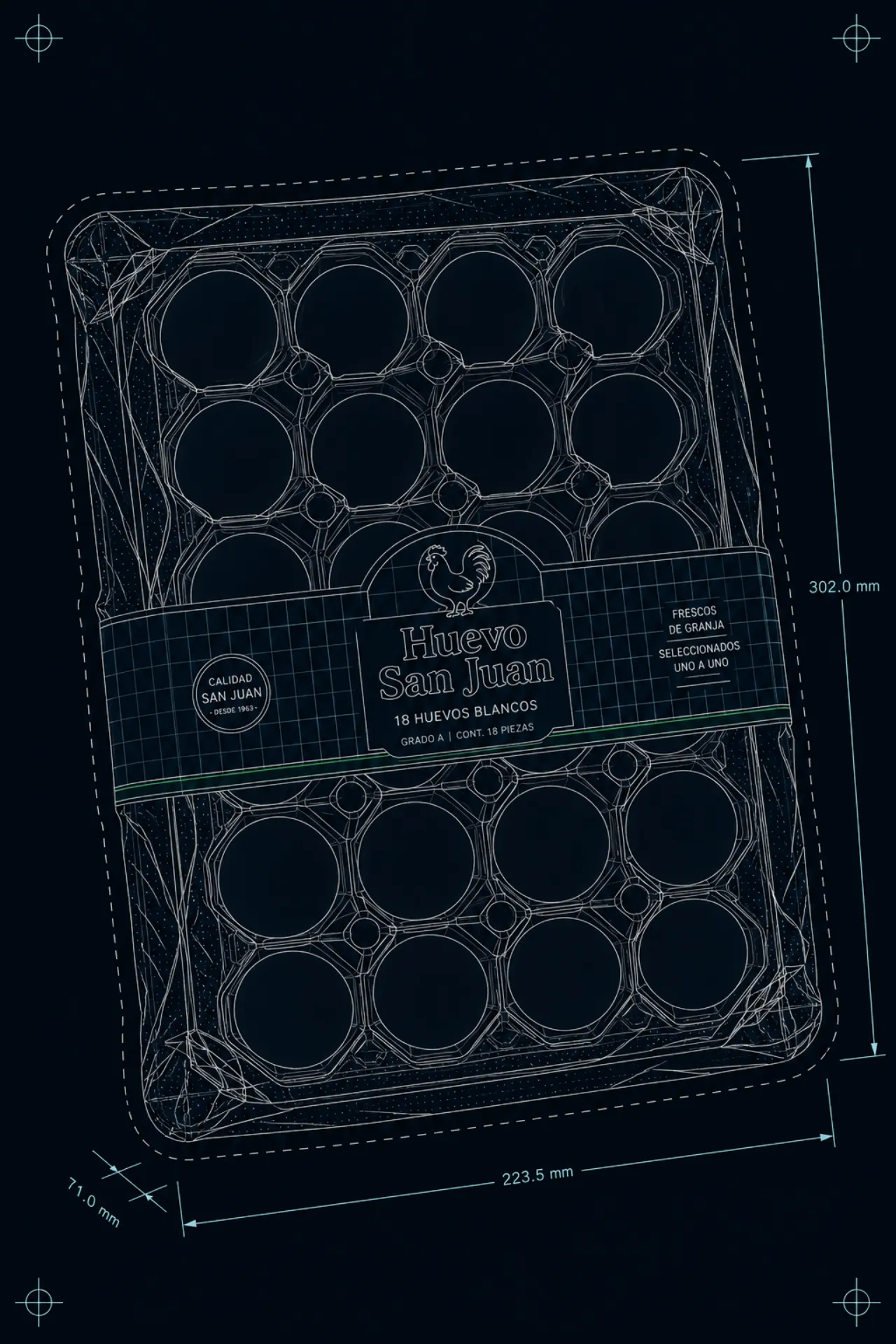 Empaque antifog para berries y frescos con visibilidad del producto